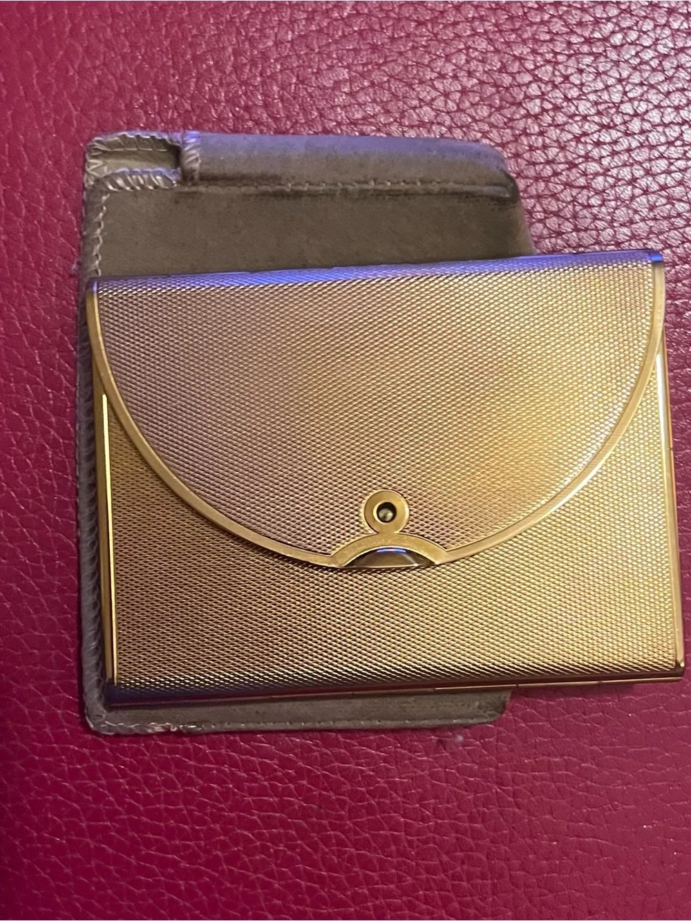 ✨ VINTAGE COTY GOLD COMPACT ✨ Original Puff Included!